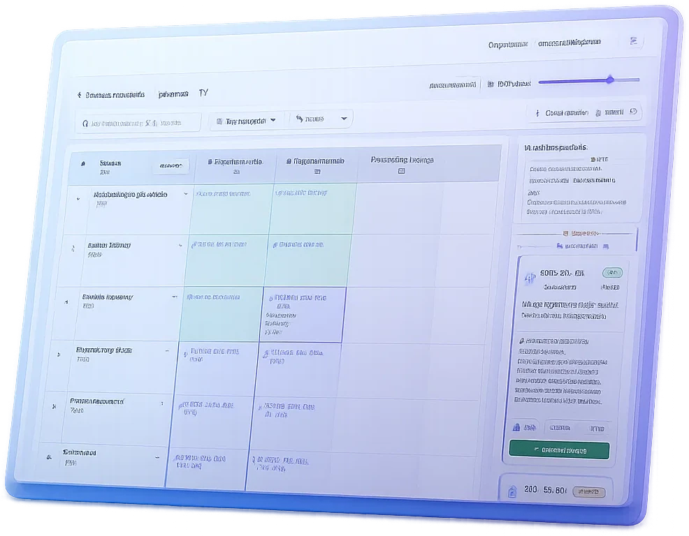 Prikaz sučelja KPD2025 s planerom obaveza